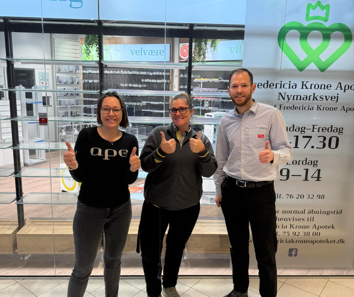 Fredericia Krone Apotek - Nymarksvej genåbner i maj 2026