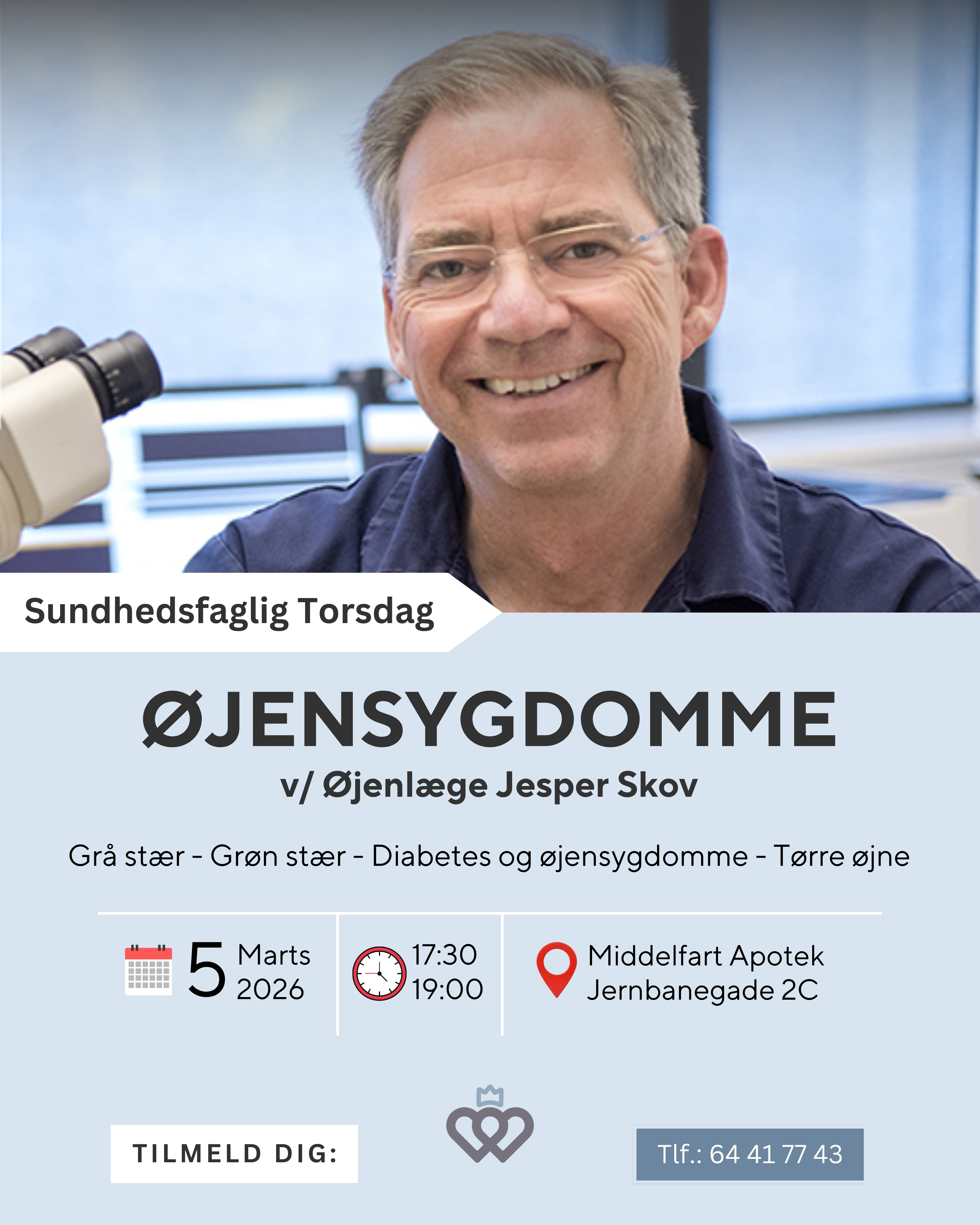 Torsdag d. 5/3 - Øjensygdomme